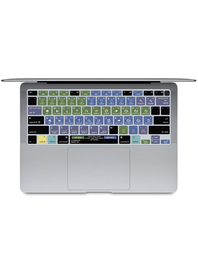 For Macbook Apple Notebook Keyboard Film 13air Foreign Language Function Shortcut Key Computer Protection Film-Color:WK-050(FL STUDIO)-Dimensions:US 20 13air(A2179/A2337) - Image 3