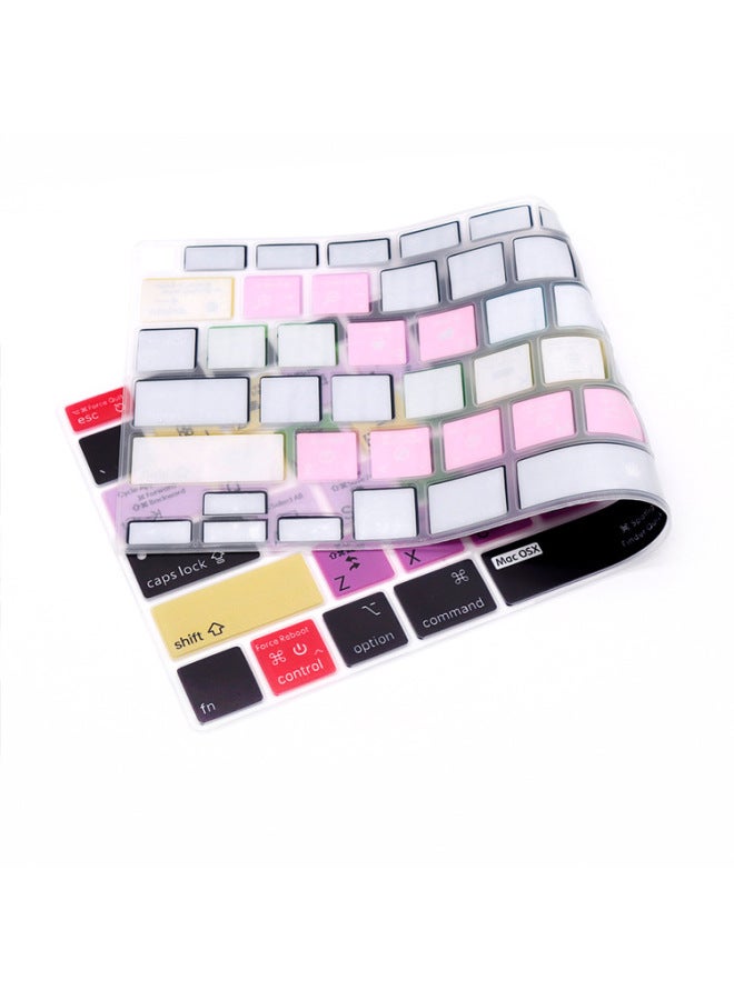 For Macbook Apple Notebook Keyboard Film 13air Foreign Language Function Shortcut Key Computer Protection Film-Color:WK-050(FL STUDIO)-Dimensions:US 20 13air(A2179/A2337) - Image 2
