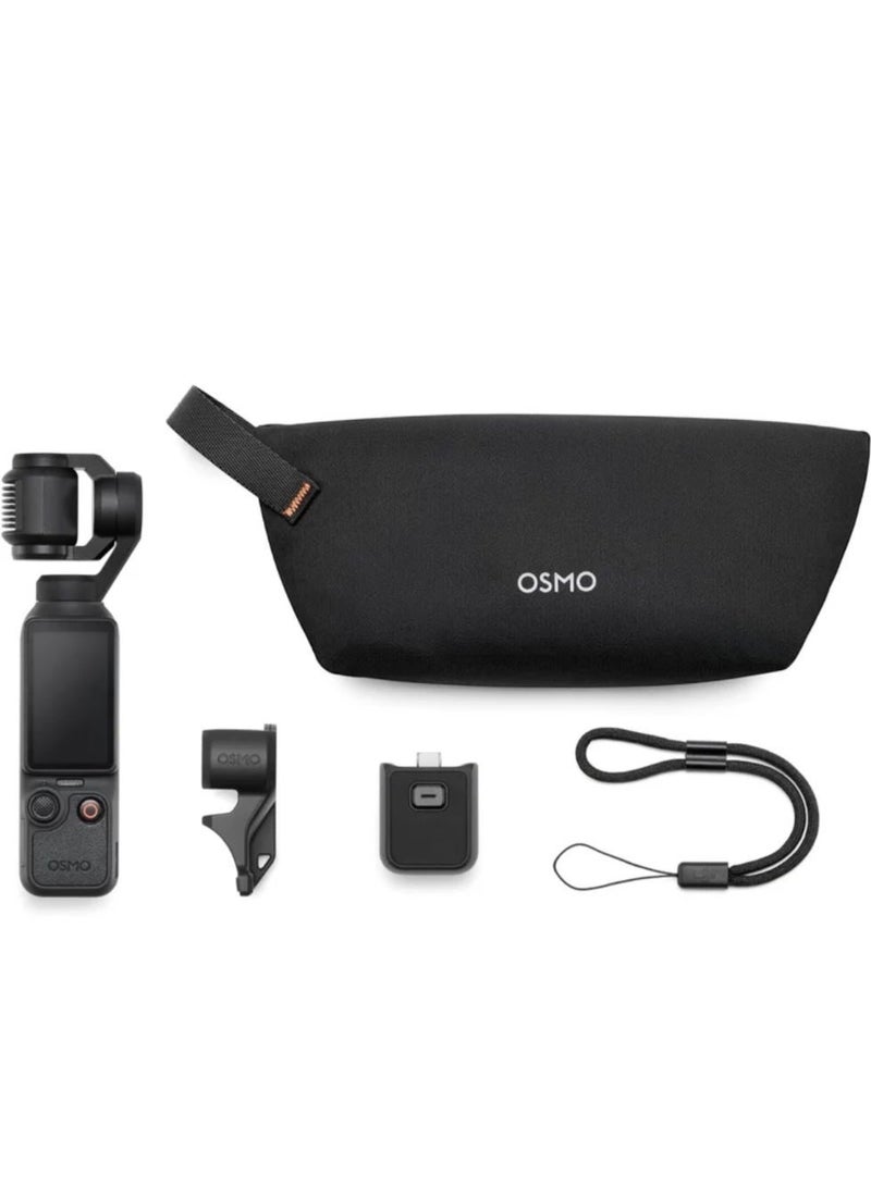 dji Osmo Pocket 4 Standard Combo, Pocket Gimbal Vlog Camera, 1" CMOS & 4K/240fps, 3-Axis Stabilization, 2× Lossless Zoom, 107GB Built-in Storage, 2" Rotatable Screen Official Warranty - Image 5