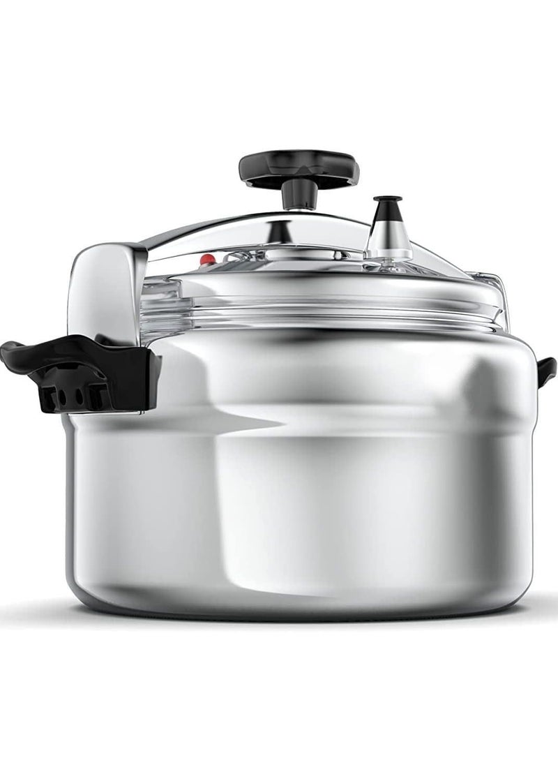 Microplus - 15Liters 15L Aluminium Pressure Cooker | Pressure Pot | Arabic Cooker | Silver |PS-629 Silver - Image 1