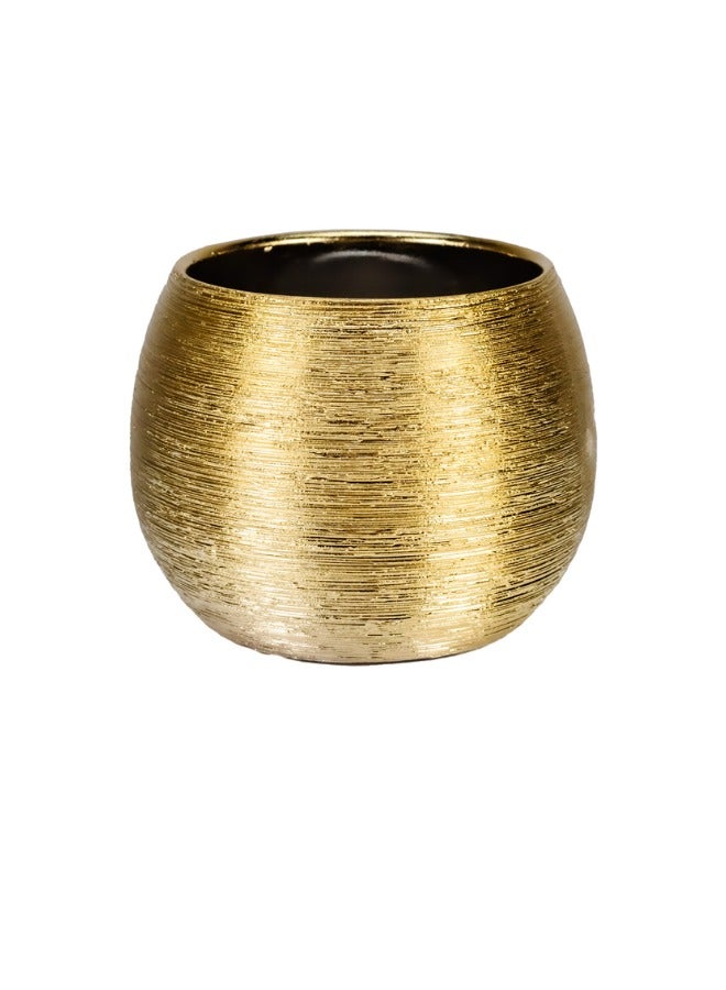 Gulf Flowers Glam Ceramic Flower Pot – Stylish Planter for Modern Home Décor, Indoor & Outdoor Use 