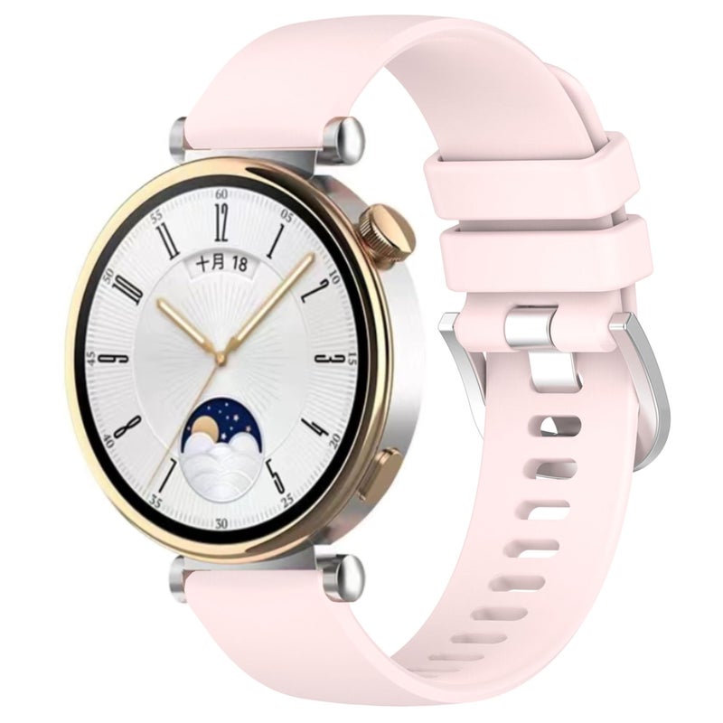 NESLIN Silicone Loop Strap Compatible with Huawei Watch GT5/GT4 41mm – 18mm Classic Soft Sport Wristband for Men & Women - Image 1