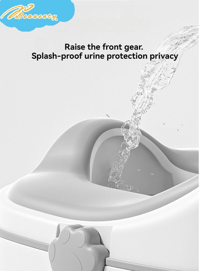 بيوينتي 3 في 1 مقعد تدريب الوعاء للأطفال مقعد مرحاض الوعاء مع مكافحة الانزلاق وحرس الرش والبراز الوعاء كرسي مقعد الوعاء للأطفال الوعاء للأطفال الصغار 1-5 سنة فتى - Image 5
