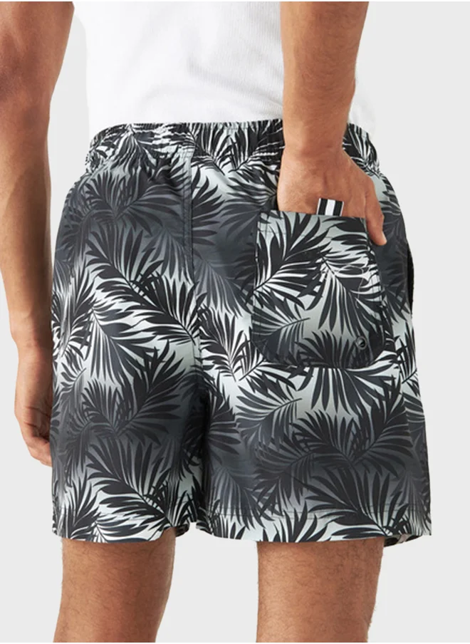 كابا All Over Printed Swim Shorts
