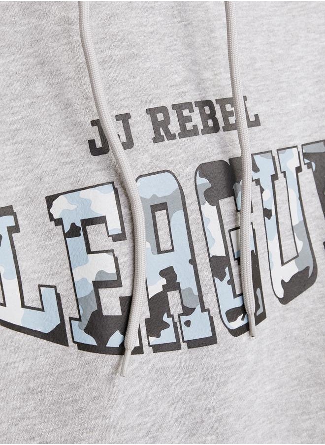 JJ Rebel by Jack & Jones League Camouflage Graphic Print Hoodie  - Image 3