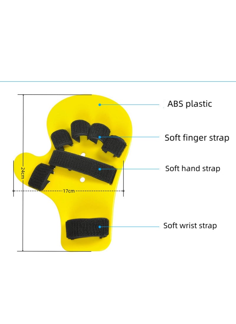 Finger Orthotics Fingerboard Stroke Hand Splint for Assisted Rehabilitation Adjustable Size Prevent Finger Flexion and Deformation Suitable for both left right hands Yellow - pzsku/Z0492D3FED87114432FD0Z/45/_/1709300975/c4e9d9f8-5eb8-4718-979b-e4ed3d88b912