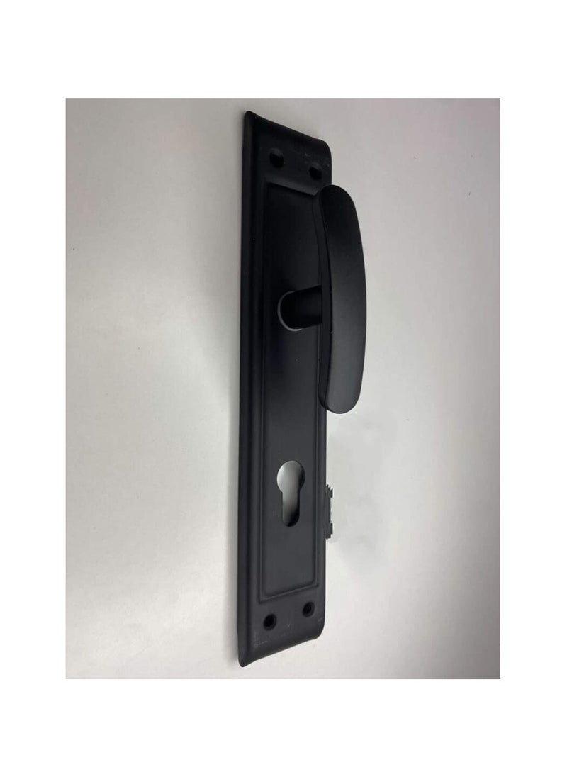 Black apartment door ball 