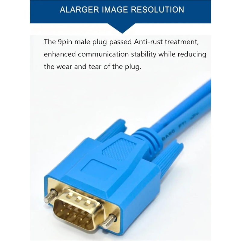 كابل برمجة USB-FX232CAB-1 لشاشات اللمس من السلسلة F940/F930/F920 وخط بيانات A970 A985GOT USB-AC30R2-9SS (مطلي بالذهب) - Image 4
