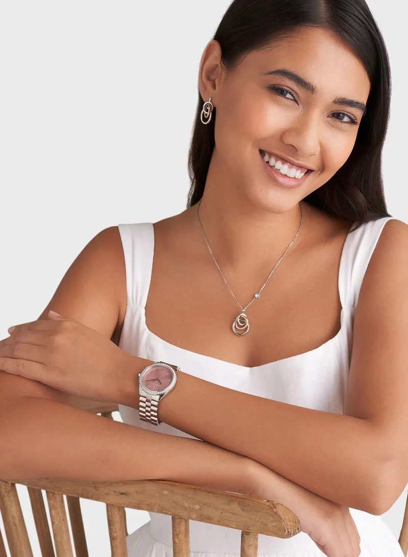 OLIVIA BURTON Steel Strap Analog Watch