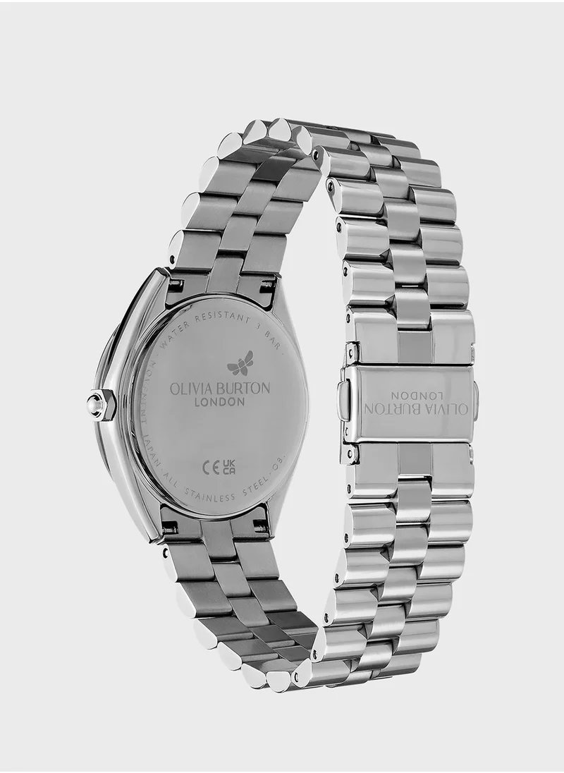 OLIVIA BURTON Steel Strap Analog Watch