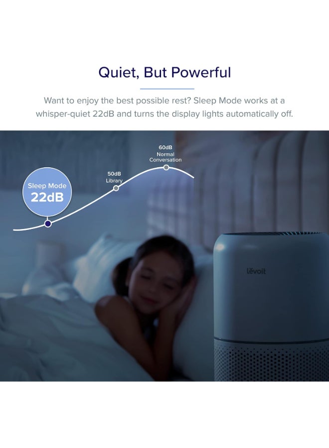 Levoit Core 300S Smart WiFi Air Purifier Effective Range 50 ㎡ PM2.5 Dust Sensor Air Quality Core-300S White - Image 5