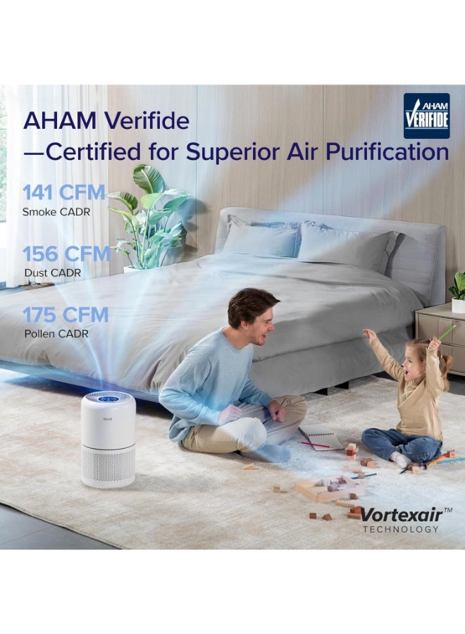 Levoit Core 300S Smart WiFi Air Purifier Effective Range 50 ㎡ PM2.5 Dust Sensor Air Quality Core-300S White - Image 2