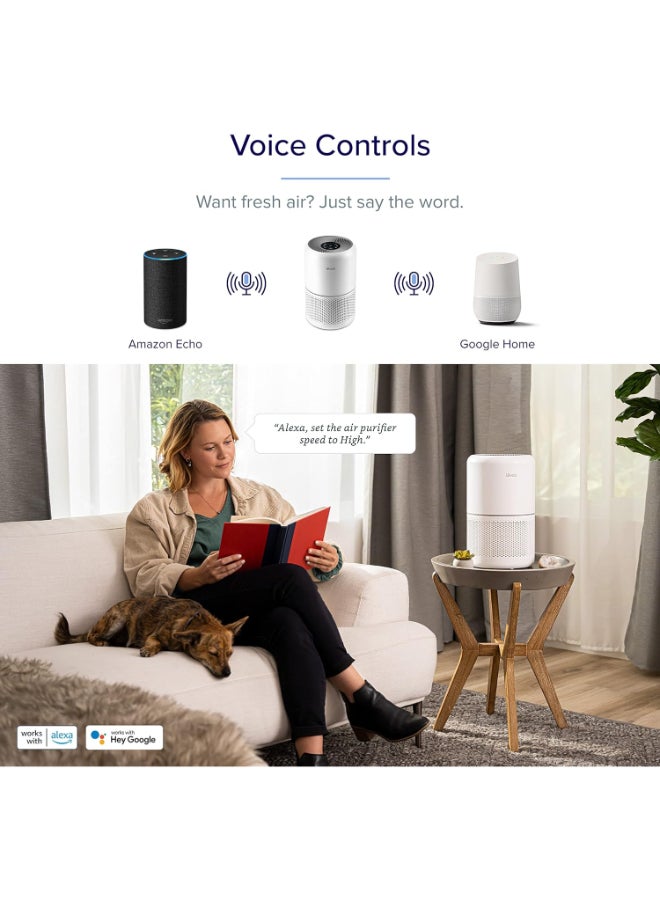 Levoit Core 300S Smart WiFi Air Purifier Effective Range 50 ㎡ PM2.5 Dust Sensor Air Quality Core-300S White - Image 3
