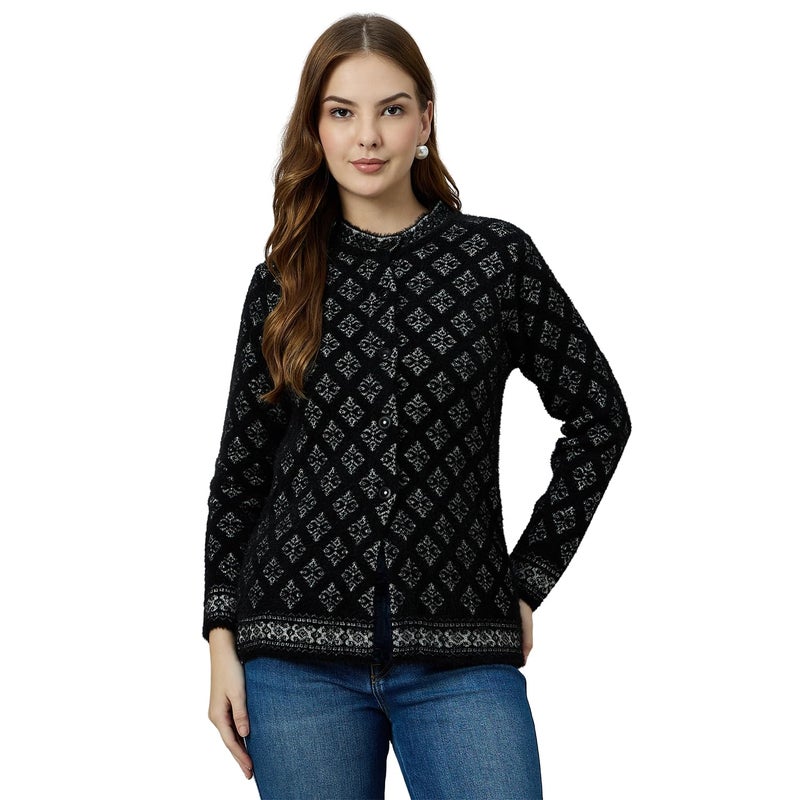 Duke Women Front Open Short Cardigan - Image 4