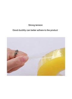 COMFET COMFET 6 pcs (60 YARD LENGTH) BOPP Clear Packing Tape, Heavy Duty Clear Packing Tape - 2 Inch (5CM)x 60 Yard (55M) Roll - 50 Microns Strong Adhesive for Sealing Boxes, Moving Supplies  - Image 5