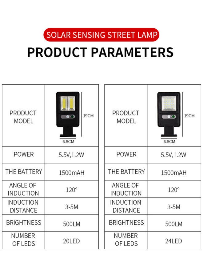 NIBEMINENT Solar Integrated Street Light White - Image 4