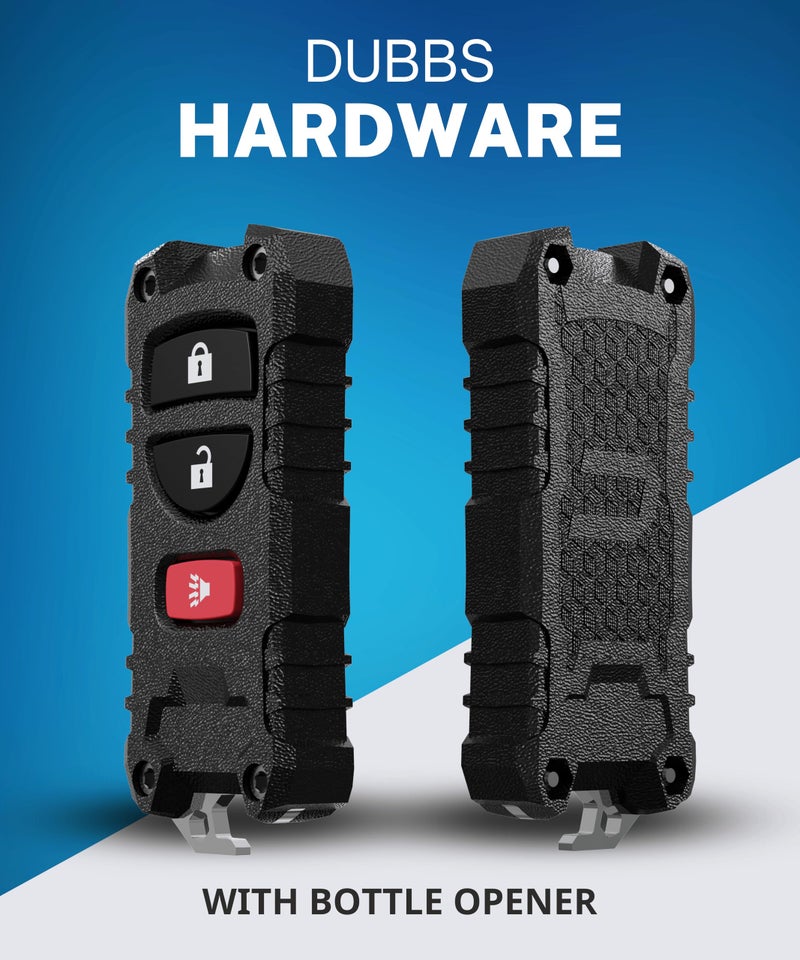 Dubbs Hardware for Nissan & Infiniti Key Fob Shell Replacement with Built-in Bottle Opener - Rugged Protective Case for Altima, 350Z, Maxima, Frontier, Pathfinder, Armada (2003-2020) - Enhanced Durability & Style - Image 2