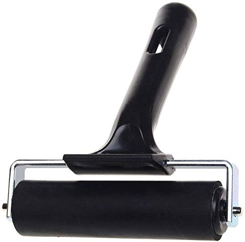 AKIRO 4-Inch Rubber Brayer Roller for Printmaking, Great for Gluing Application Also. (Original Version) - Image 5