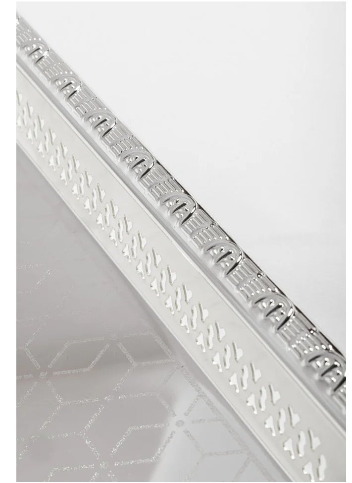 Binshihon Bin shihon steel Tray set 3 pcs with Silver design  - Image 2