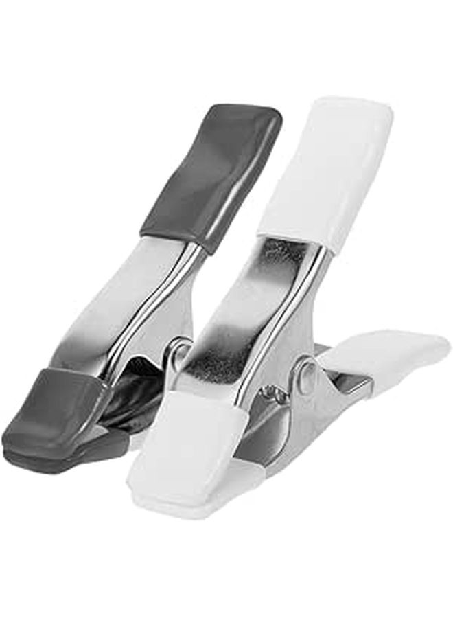 HANABASS 2 Pack Durable Spring Clamps for Photography Greenhouse Backdrop Support - Image 1