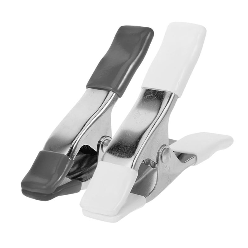 HANABASS 2 Pack Durable Spring Clamps for Photography Greenhouse Backdrop Support - Image 2