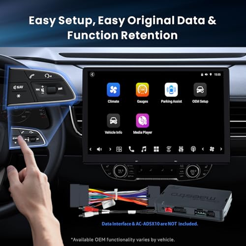 ATOTOZONE 12.95" QLED AI Agent Android Single DIN & Double DIN Car Stereo, Floating Screen, 8G+128G in-Dash Navigation, Golden Hour Alert, 4G LTE, 7.1.2-Ch Audio, HDMI in, Car IoT Hub, Wireless CP&AA,X10G129E - Image 3