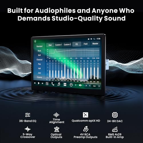 ATOTOZONE 12.95" QLED AI Agent Android Single DIN & Double DIN Car Stereo, Floating Screen, 8G+128G in-Dash Navigation, Golden Hour Alert, 4G LTE, 7.1.2-Ch Audio, HDMI in, Car IoT Hub, Wireless CP&AA,X10G129E - Image 5