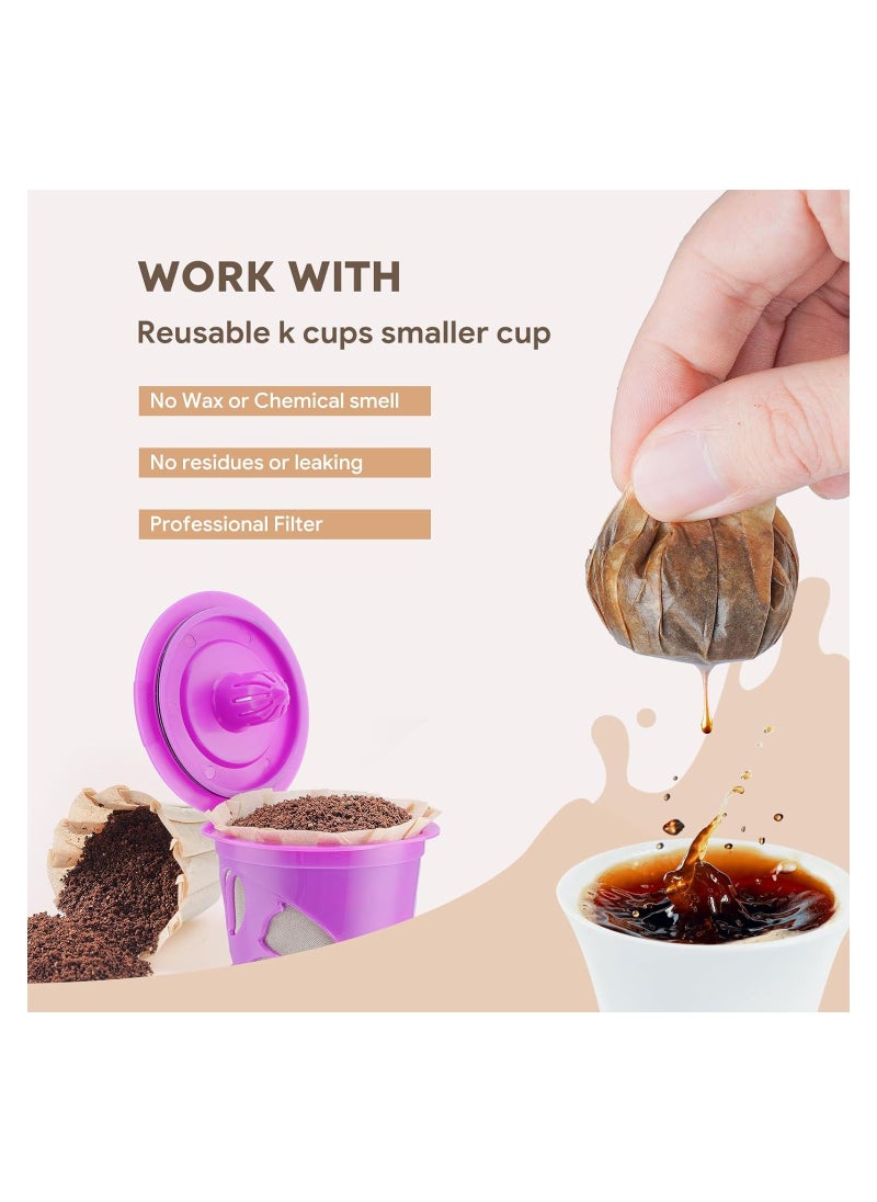 SYOSI - Reusable Coffee Filters, Refillable Espresso Coffee Capsules, Reusable Coffee Pods, K Cup Coffee Pod Filters & Scoop, 304 Stainless Steel Microporous Mesh Filter, with Brush(4 Pack) - Image 1