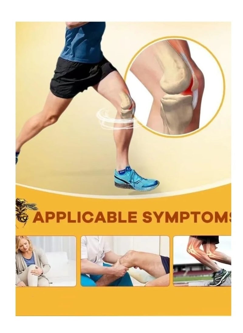 MM - Bee Venom Pain Relief Ointment, New Zealand Bee Venom Gel, Bee Venom Gel, Bee Venom Cream for Muscle and Joint Pain Relief, Fast Acting Ointment - Image 1