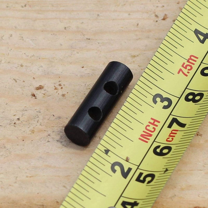bayite Small Ferro Rod Survival Drilled Flint Fire Starter with Toggle Hole for Paracord Bracelet Necklace 1 Inch Pack of 6 - Image 4