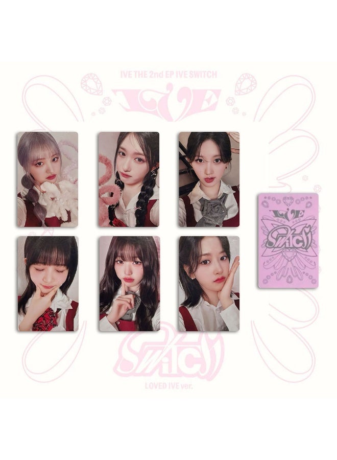 NIBEMINENT 6 Pcs Kpop IVE SWITCH HEYA Lomo Cards Card For Fans Collection Gifts - Image 1