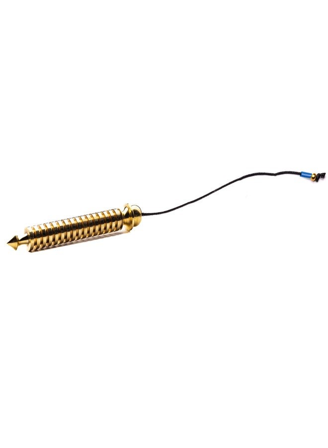 Plus Value Premium Brass Isis Heavy Metal Dowsing Pendulum Big for Reiki, Aura, Chakra, Vastu Space and Energy Healing, Prediction Yes/No (4 Charts, Jute Bag) - Image 3