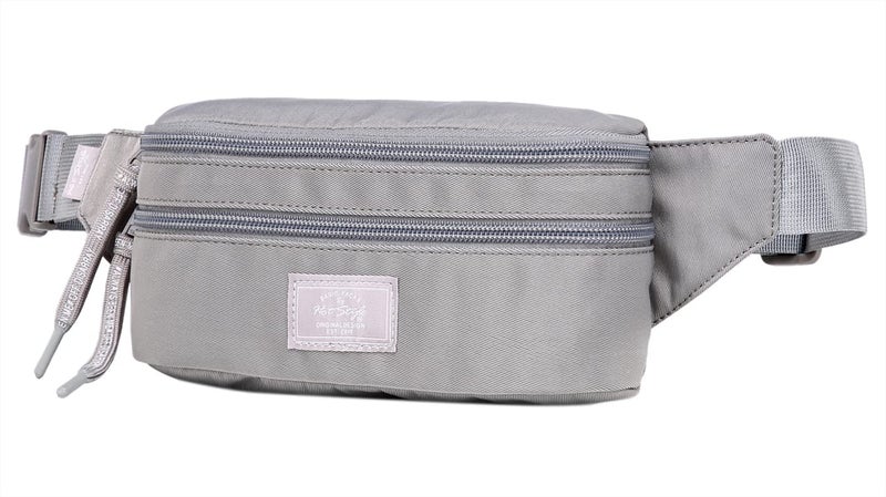 HotStyle 521s Fashion Fanny Pack, Small Waist Bag for Hiking, Cross Body Style Cute for Women, Kids & Girls, Silver - Image 1