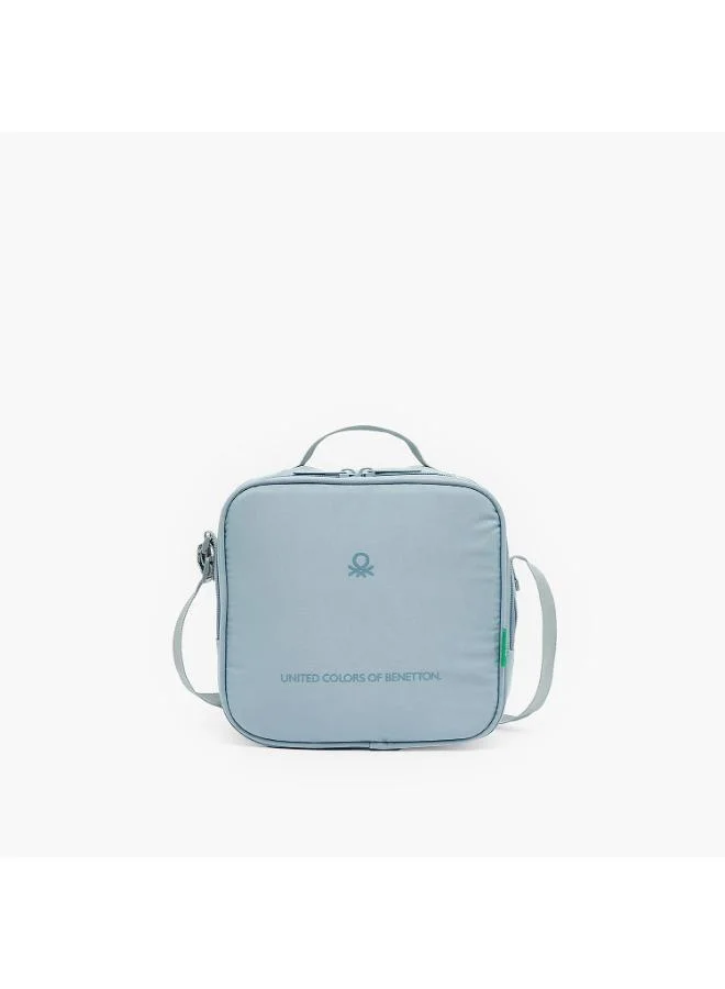 يونايتد كولورز أوف بينتيون United Colors of Benetton Logo Print Lunch Bag for Boys 8-13 Years with Insulation