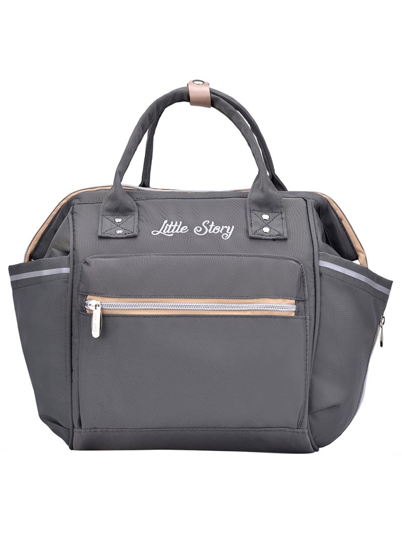 Little Story Ace Diaper Bag - Grey  - Image 1