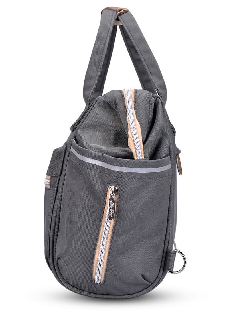 Little Story Ace Diaper Bag - Grey  - Image 4