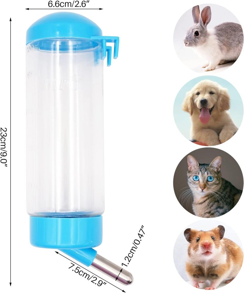 KittuPet Pet Automatic 500 ML Drinking Water Feeder Bottle for Cat Dog Rabbit Hamster Gerbil, Multi-Color (Pack of 1) - Image 4