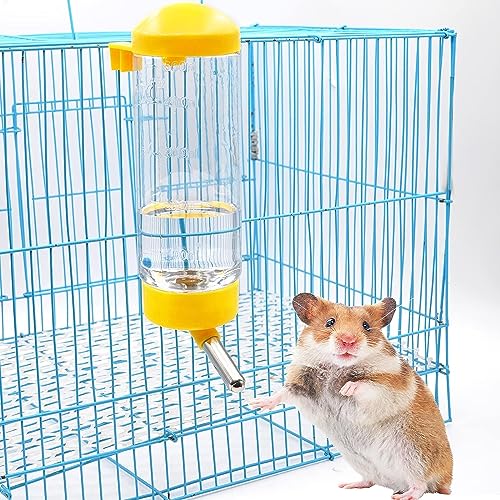 KittuPet Pet Automatic 500 ML Drinking Water Feeder Bottle for Cat Dog Rabbit Hamster Gerbil, Multi-Color (Pack of 1) - Image 3