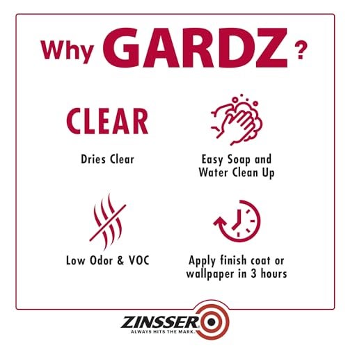 Zinsser 1 جال زينسر 02301 زينسر شفاف، غاردز مانع تسرب المياه لمشاكل السطح - Image 5