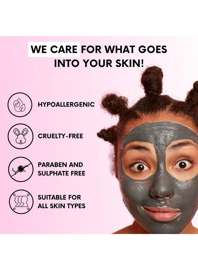 VogueNow Clay Mask Clay Face Mask Premium Pack Of 4(400G) Bonus Headband & Brush Turmeric Vitamin C Clay Mask For Face Green Tea Rose Dead Sea Mud Mask Deep Pore Cleansing & Brightening Spa Gifts - Image 5