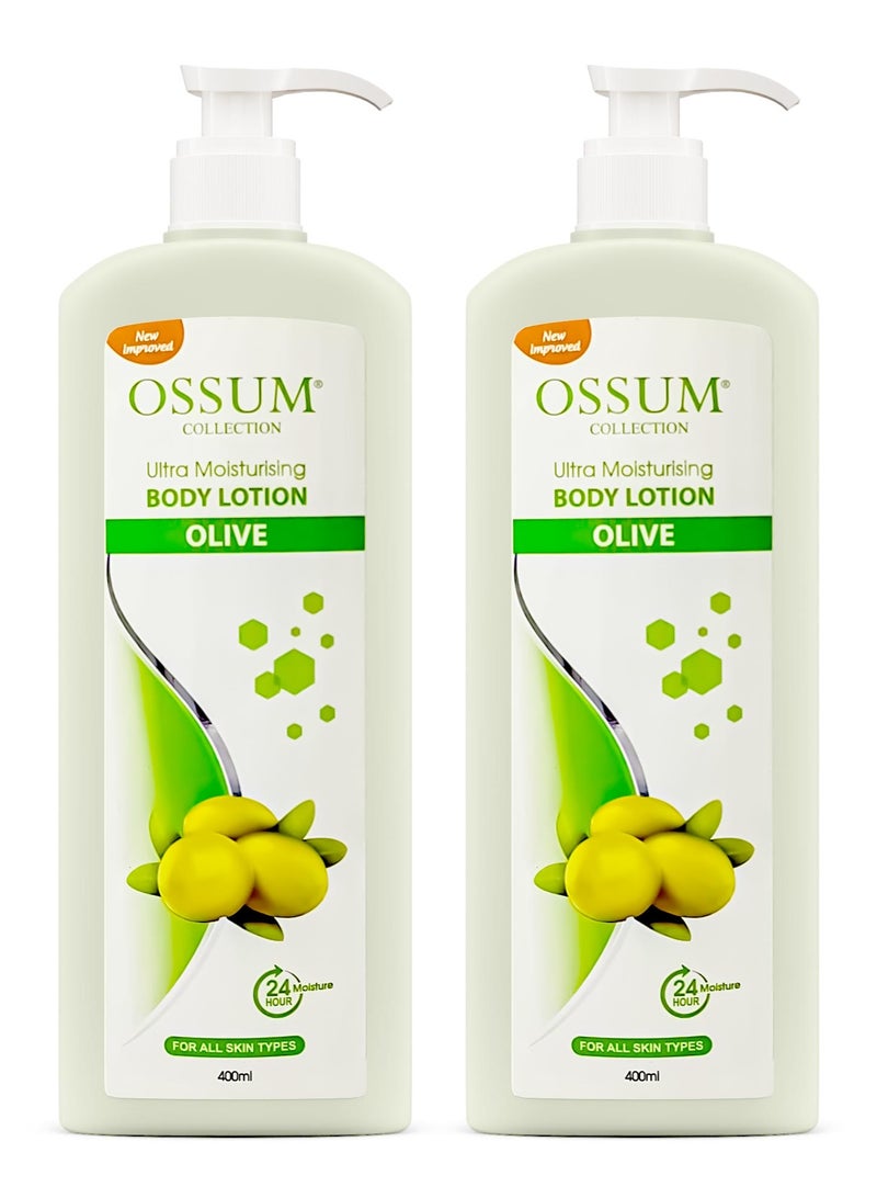 أوسوم لوشن الجسم فائق الترطيب 400 مل – الزيتون - 2 حبة