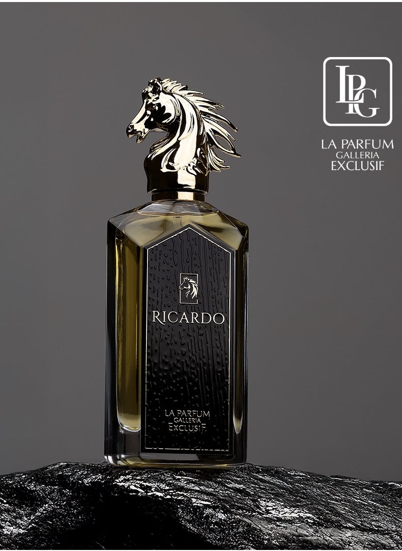 La Parfum Galleria - Ricardo Exclusif | Eau de Parfum | Leather & Fresh scent | long lasting perfume for men | Smell Like Luxury, Feel Like Royalty! 100 ml - Image 1