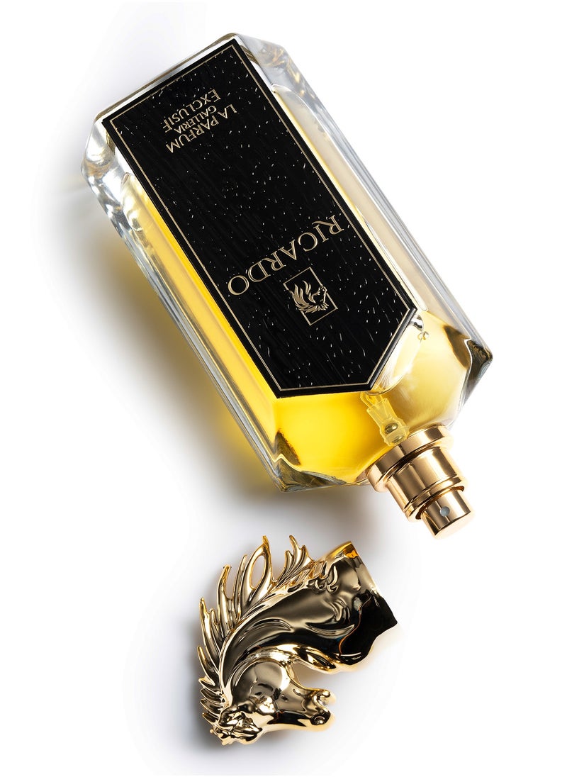 La Parfum Galleria - Ricardo Exclusif | Eau de Parfum | Leather & Fresh scent | long lasting perfume for men | Smell Like Luxury, Feel Like Royalty! 100 ml - Image 1