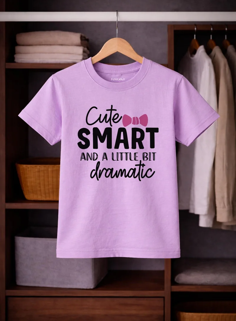 Funkaar Funkaar Girl Cute Smart And Dramatic T-Shirt