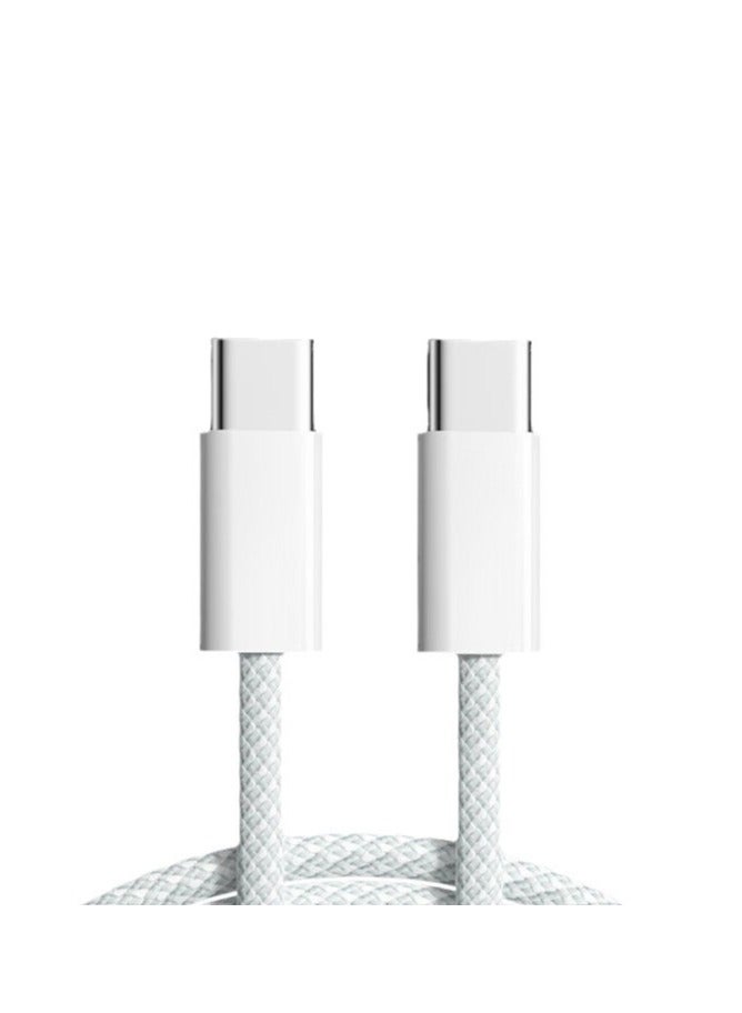 USB type C To type-C Super Fast Charging Cable 1M 60W For iPhone 16/15, iPad, iPad mini 7, MacBook Pro, Samsung S25 Ultra/S24/23/, Huawei P70  - Image 1