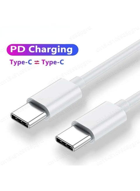 USB type C To type-C Super Fast Charging Cable 1M 60W For iPhone 16/15, iPad, iPad mini 7, MacBook Pro, Samsung S25 Ultra/S24/23/, Huawei P70