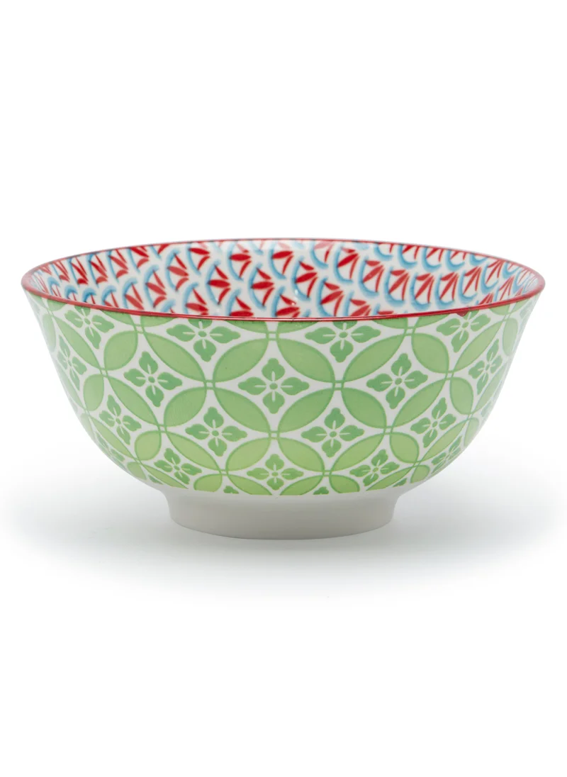 سيمبلي كيتشن Floral Mm Embossed Tile Ceramic Bowl