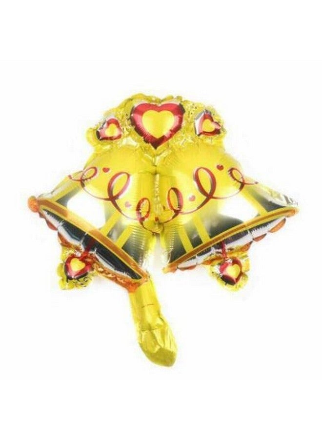 Krisah Pack of 6 Mini Christmas Foil Balloons Decoration Small - Image 3