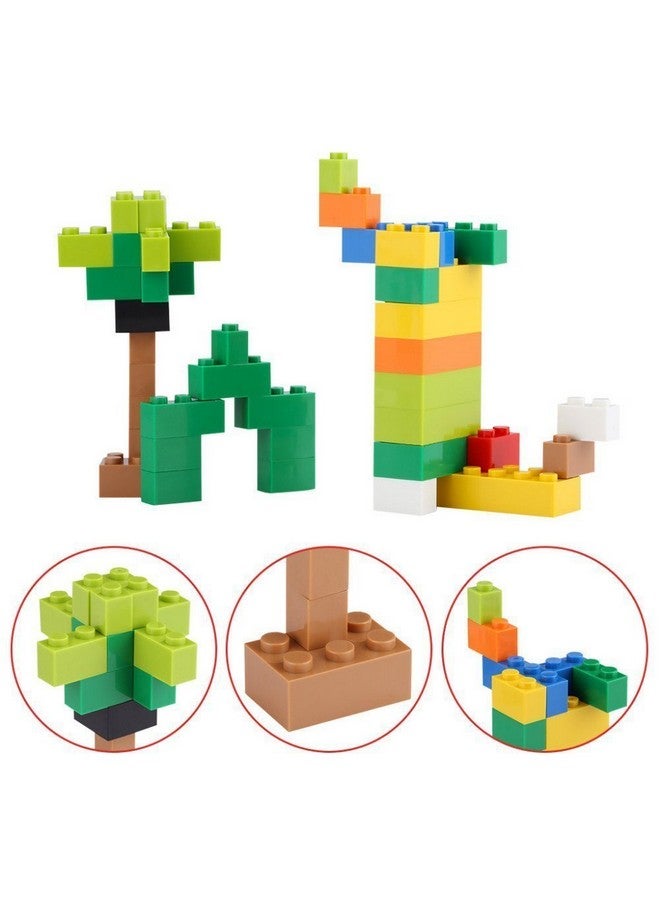 Webby ABS Building Blocks Construction Set, 500 Pieces Multicolor - Image 2