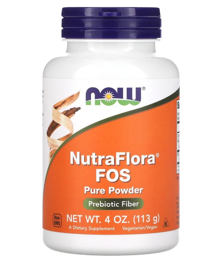 now NutraFlora FOS Pure Powder 4 oz (113 g)